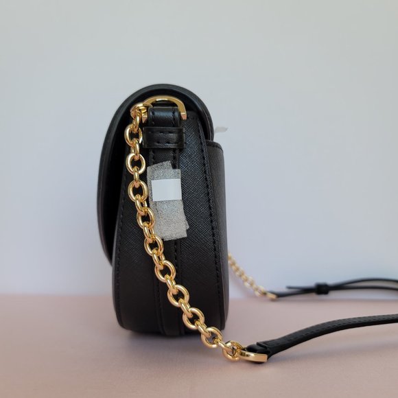 MICHAEL KORS Jet Set Charm Saffiano Leather MD Half Dome Chain Crossbody-🎈⭐$148 - Picture 10 of 16